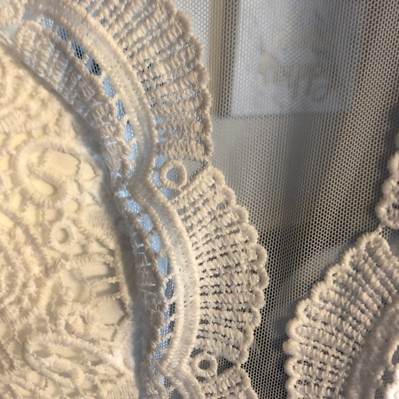 White bodycon dress with detail - Picture 4 of 4